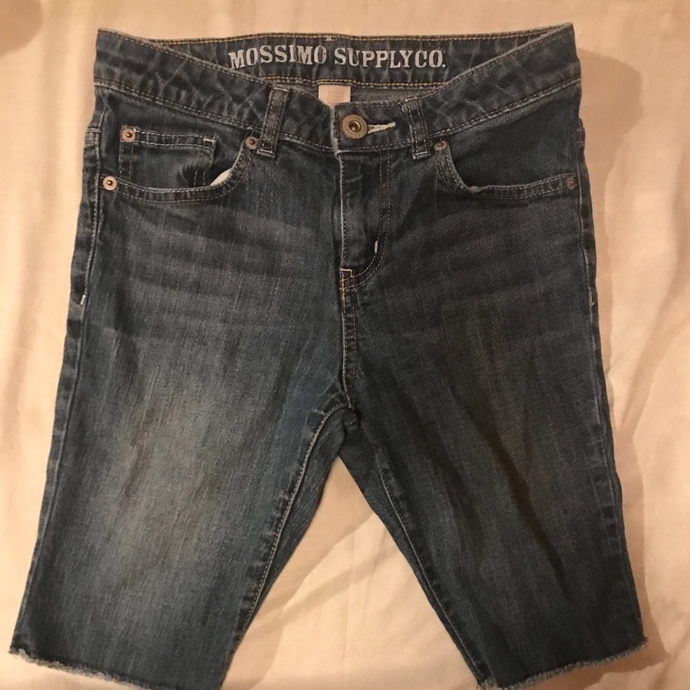 Blue jean shorts